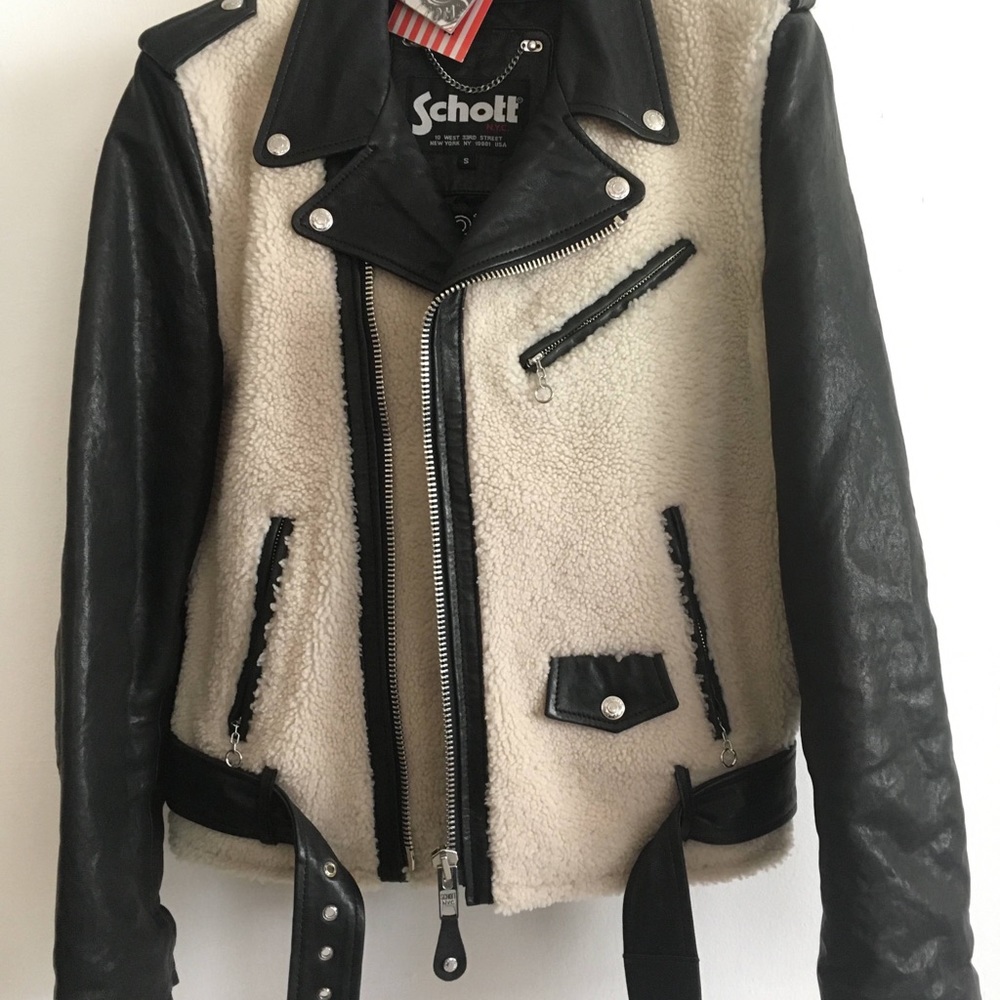 Perfecto Shearling leather jacket
